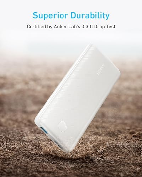 Anker Banco de energía (PowerCore 10K), batería compacta de 10,000 mAh, con tecnología PowerIQ,