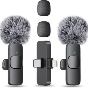 MAYBESTA Mini micrófono inalámbrico para iPhone, teléfono Android