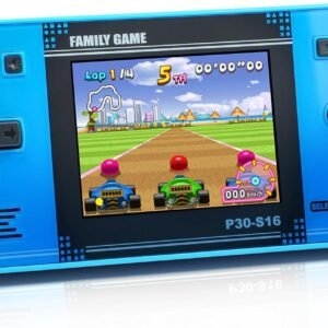 Juego de mano para niños - Precargado con 220 juegos de video retro, portátil con batería recargable