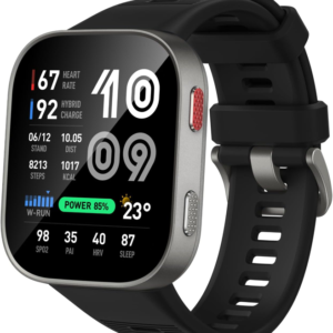 Amazfit Bip Max - Reloj inteligente de 1.969 in, pantalla AMOLED de 2.07 pulgadas, 20 días de batería