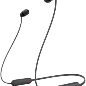 Sony WI-C100 - Auriculares inalámbricos Bluetooth con micrófono integrado Hasta 25 horas de batería